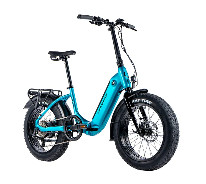E-BIKE 20" CODY-3, FOLDING BIKE, BLUE LIGHT (REAR MOTOR)