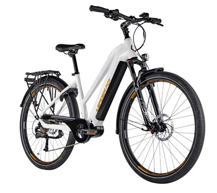 E-BIKE 28" DENVER LADY 18"-2, WHITE SHINY (M300)