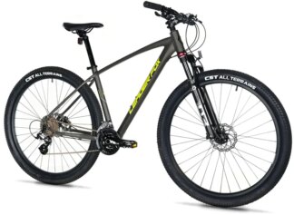 EVOLUTION 29, 18"-1, GREY MATT - YELLOW LOGO