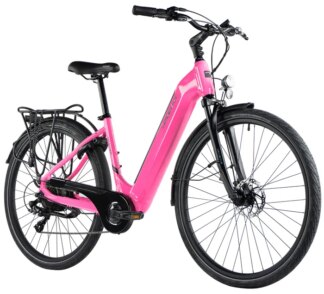 E-BIKE 28" INDUKTORA 16,5"-5, PINK SHINY (rear motor)