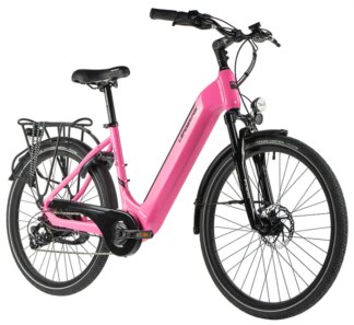 E-BIKE 26" LOTUS 18"-4, PINK SHINY (rear motor)