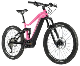 E-BIKE ARRAN FULL SUSP. 27,5", 19,5"-3, PINK SHINY (PANASONIC)
