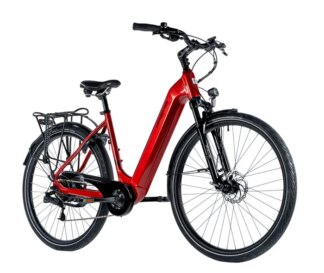 E-BIKE 28" NARA 18"-1, DARK RED SHINY (REAR MOTOR)