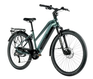 E-BIKE 28" SANDY LADY 16,5"-3, GREEN BOTTLE (REAR MOTOR)