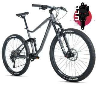 TRION FULL.SUSP 29, 19,5"-2, GREY SHINY