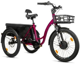 CARGO - TRICYCLE CURTIS X, FRONT MOTOR, VIOLET SHINY