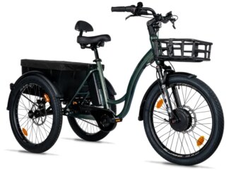 CARGO - TRICYCLE CURTIS X, FRONT MOTOR, GREEN BOTTLE