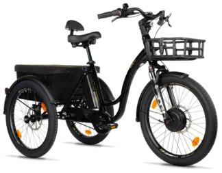 CARGO - TRICYCLE CURTIS X, FRONT MOTOR, BLACK SHINY