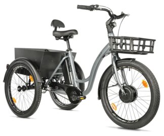 CARGO - TRICYCLE LOVELO, FRONT MOTOR, GREY MATT
