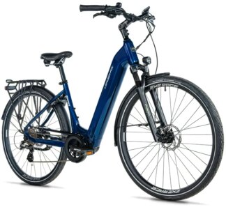 E-BIKE 28" SAGA CITY 18"-2, DARK BLUE SHINY (MODEST)
