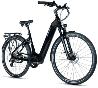 E-BIKE 28" SAGA CITY 16,5"-1, BLACK SHINY (MODEST)