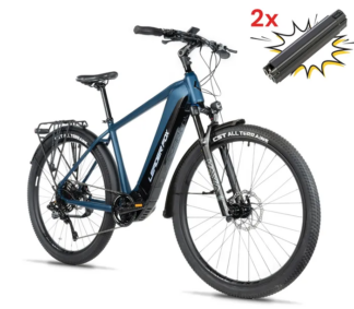 E-BIKE 28" BARNET GENT 20,5"-2, BLUE MATT (M510)