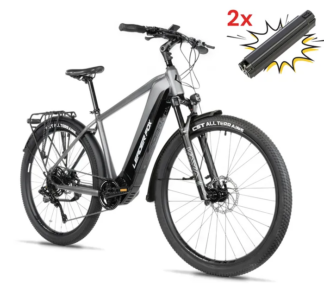 E-BIKE 28" BARNET GENT 19"-1, SILVER MATT  (M510)