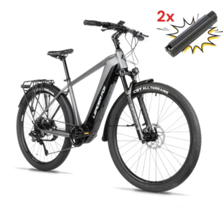E-BIKE 28" BARNET GENT 20,5"-1, SILVER MATT  (M510)