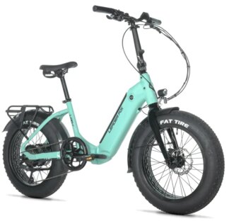 E-BIKE 20" CODY-3, FOLDING BIKE, GREEN LIGHT (REAR MOTOR)