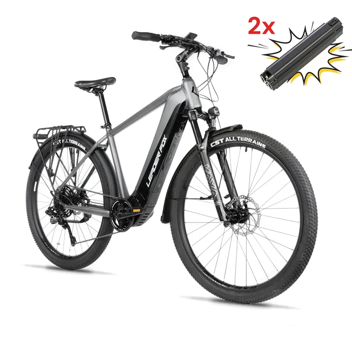 E-BIKE 28" BARNET GENT 20,5"-1, SILVER MATT (M510)