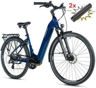 E-BIKE 28" SAGA CITY 20"-2, DARK BLUE SHINY (MODEST)
