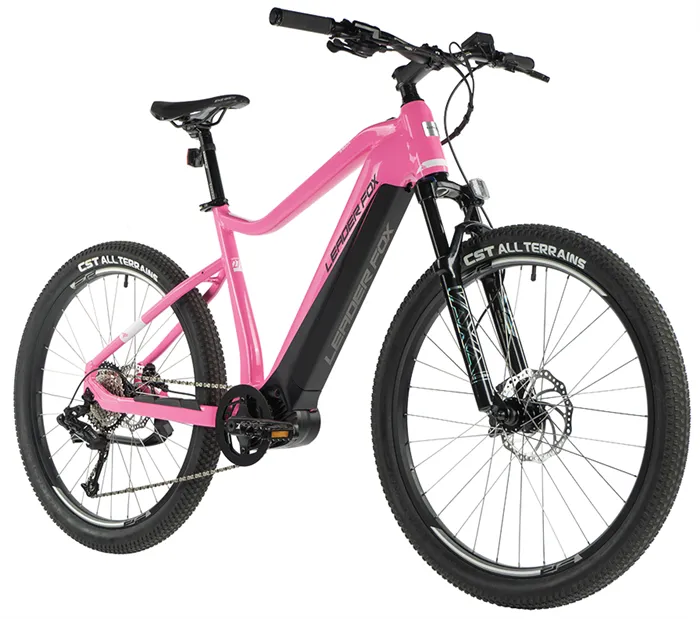 E-BIKE SWAN GENT 27,5", 19,5"-3, PINK SHINY (MODEST)