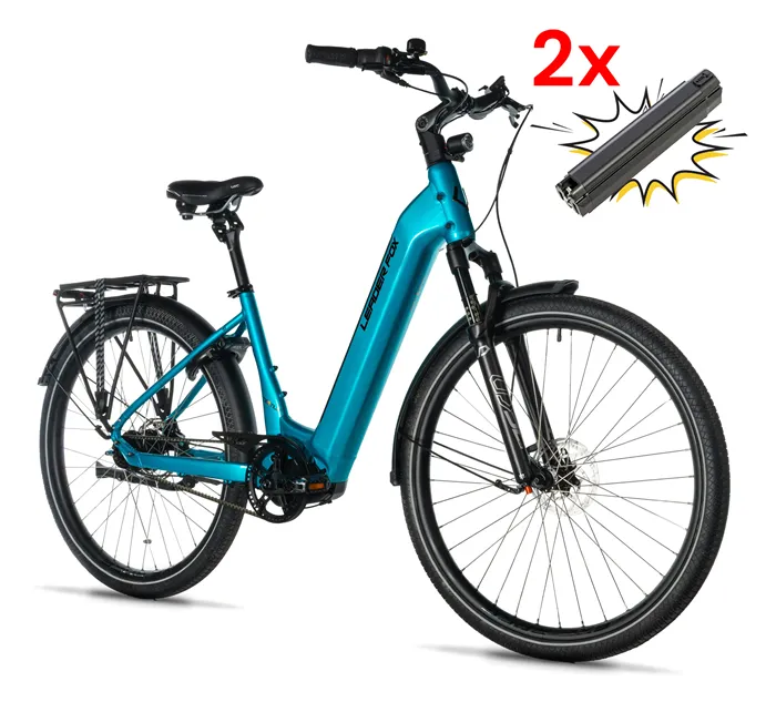 E-BIKE 28" TERTIUM CITY 18"-2, BLUE LIGHT (M420/NEXUS 8, BELT)