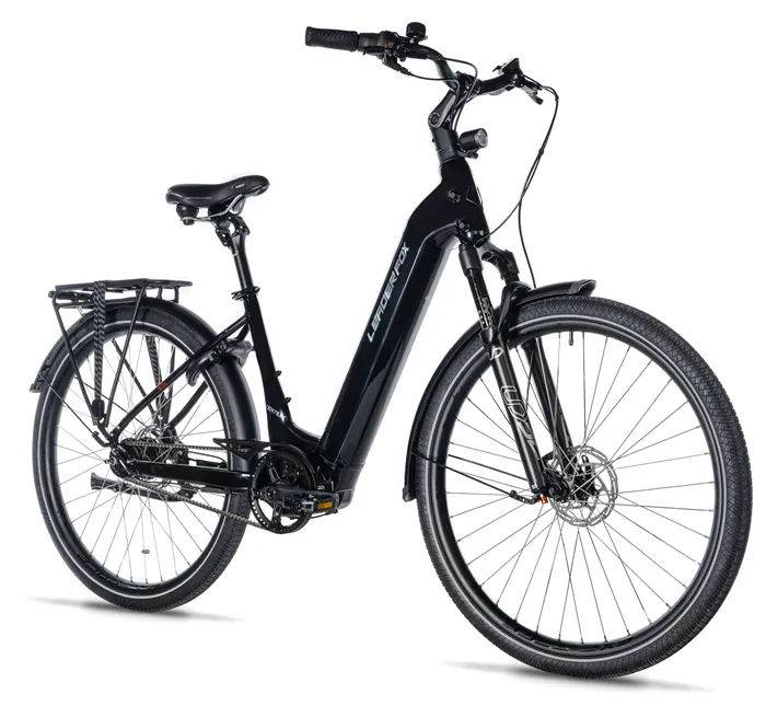 E-BIKE 28" TERTIUM CITY 18"-1, BLACK SHINY (M420/NEXUS 8, BELT) - Obrázek 2