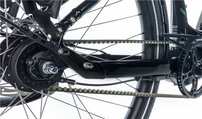 E-BIKE 28" TERTIUM CITY 18"-1, BLACK SHINY (M420/NEXUS 8, BELT) - Obrázek 6