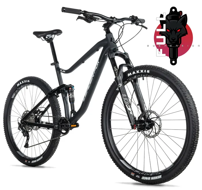 TRION FULL.SUSP 29, 19,5"-1, BLACK MATT