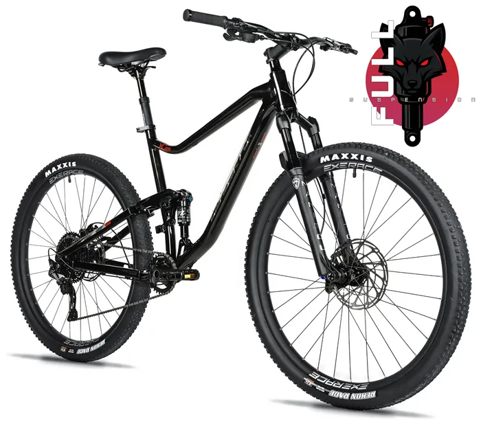 TRION FULL.SUSP 29, 21,5"-1, BLACK SHINY
