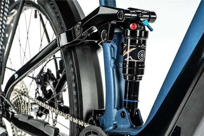 E-BIKE AXEN FULL SUSP. 29",MUDGUAD, 19,5"-2, DARK BLUE MATT (PANASONIC) - Obrázek 2