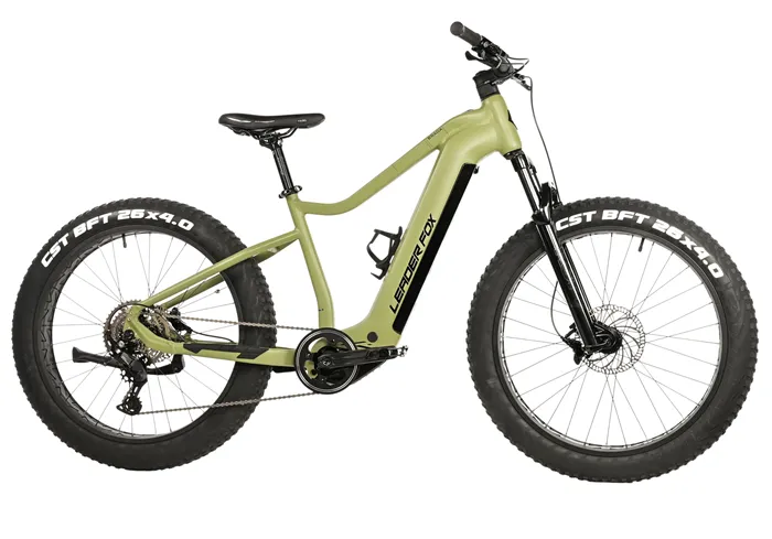 E-BIKE 26" BRAGA,FAT BIKE,20"-1, ARMY GREEN (M510) - Obrázek 2