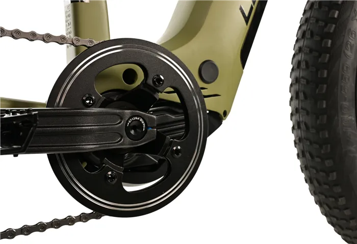 E-BIKE 26" BRAGA,FAT BIKE,18"-1, ARMY GREEN (M510) - Obrázek 5