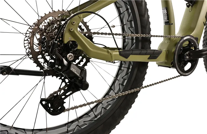 E-BIKE 26" BRAGA,FAT BIKE,18"-1, ARMY GREEN (M510) - Obrázek 6