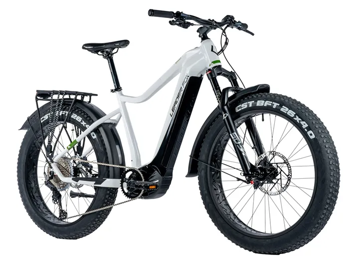 E-BIKE 26" BRASA,FAT BIKE,18"-1, WHITE SHINY (PANASONIC)