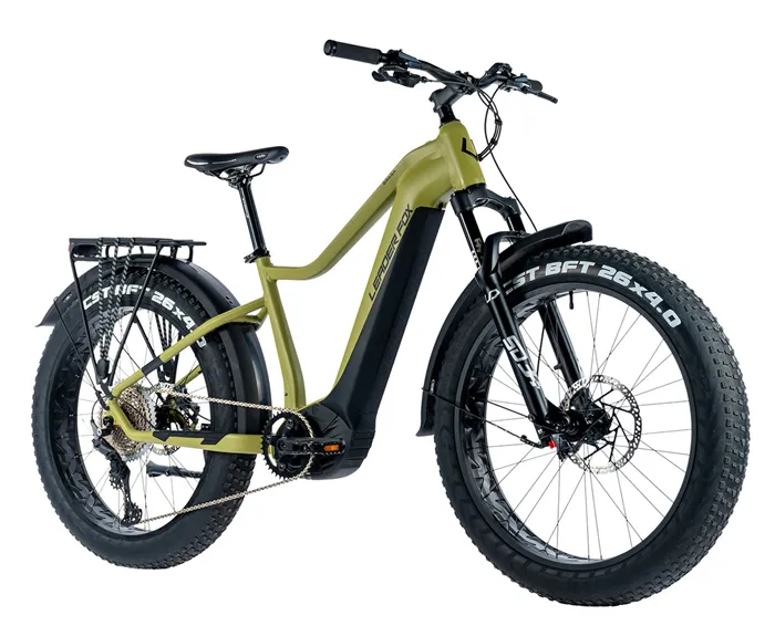 E-BIKE 26" BRASA,FAT BIKE,20"-4, ARMY GREEN (PANASONIC)