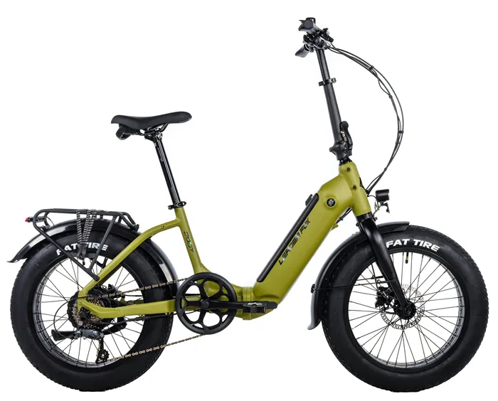E-BIKE 20" CODY-1, FOLDING BIKE, ARMY GREEN (REAR MOTOR) - Obrázek 2