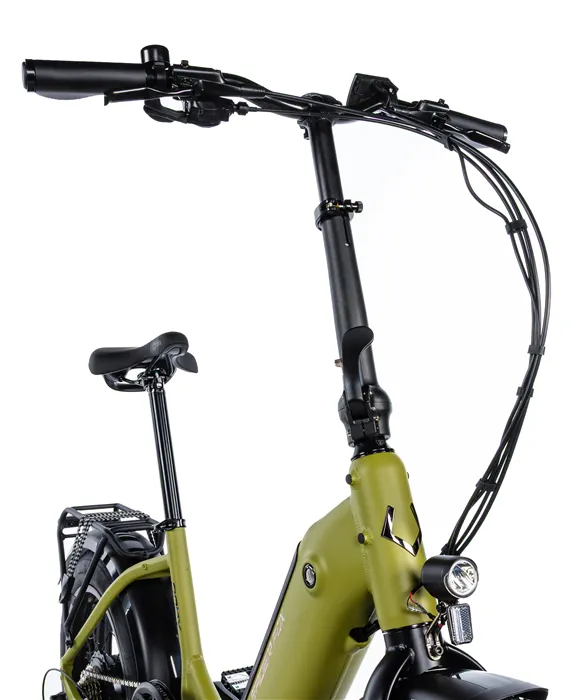E-BIKE 20" CODY-1, FOLDING BIKE, ARMY GREEN (REAR MOTOR) - Obrázek 3