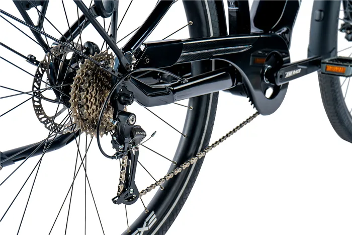 E-BIKE 28" DENVER GENT 20,5"-1, BLACK SHINY (M300) - Obrázek 4