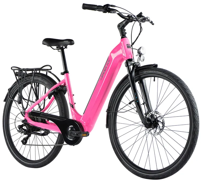 E-BIKE 28" INDUKTORA 16,5"-5, PINK SHINY (rear motor)
