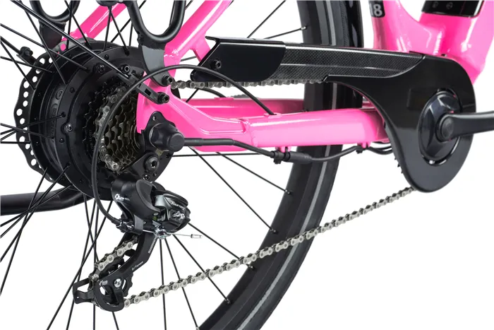 E-BIKE 28" INDUKTORA 18"-5, PINK SHINY (rear motor) - Obrázek 2